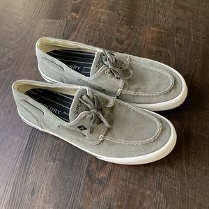 Sperry Top Sider Mens Gray Casual Sneakers Shoes STS17396 Size 12